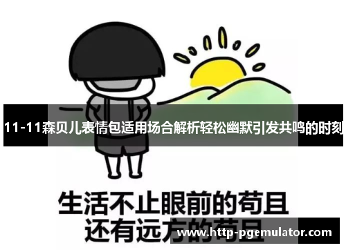 11-11森贝儿表情包适用场合解析轻松幽默引发共鸣的时刻