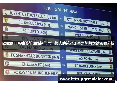 欧冠两回合抽签前瞻临场信号与换人决策对比赛走势的关键影响分析 欧冠两回合抽签前瞻临场信号与换人决策对比赛走势的关键影响分析
